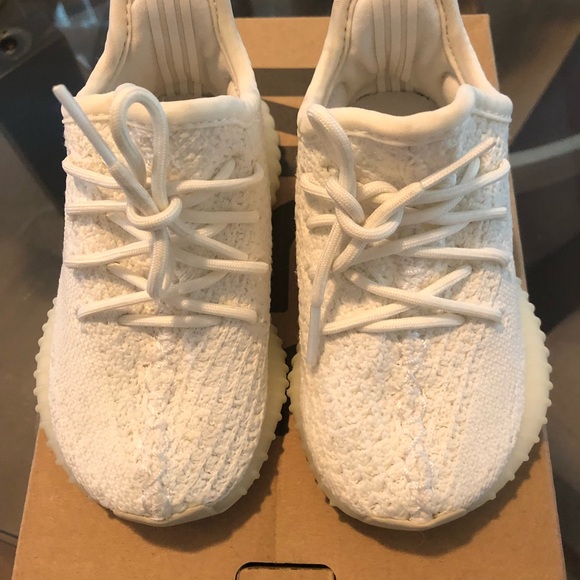 kids white yeezys